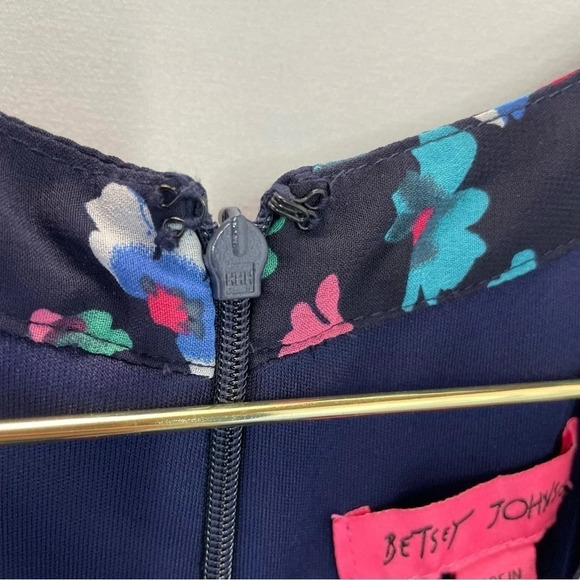 Betsey Johnson Y2K Coquette Girl Floral High Neck Sleeveless Midi Dress - Picture 6 of 6